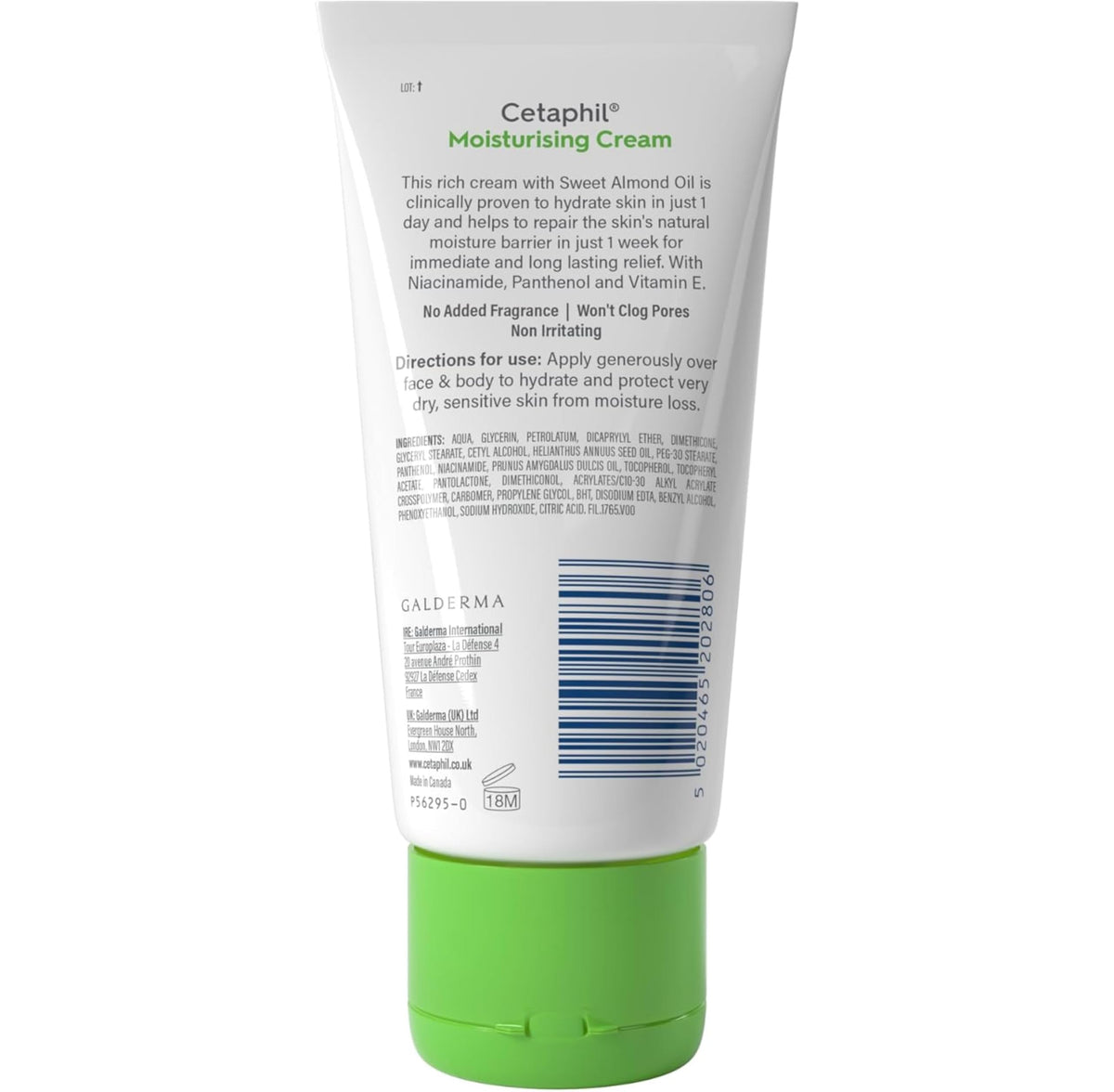Cetaphil Moisturising Cream Face Hand and Body 85g