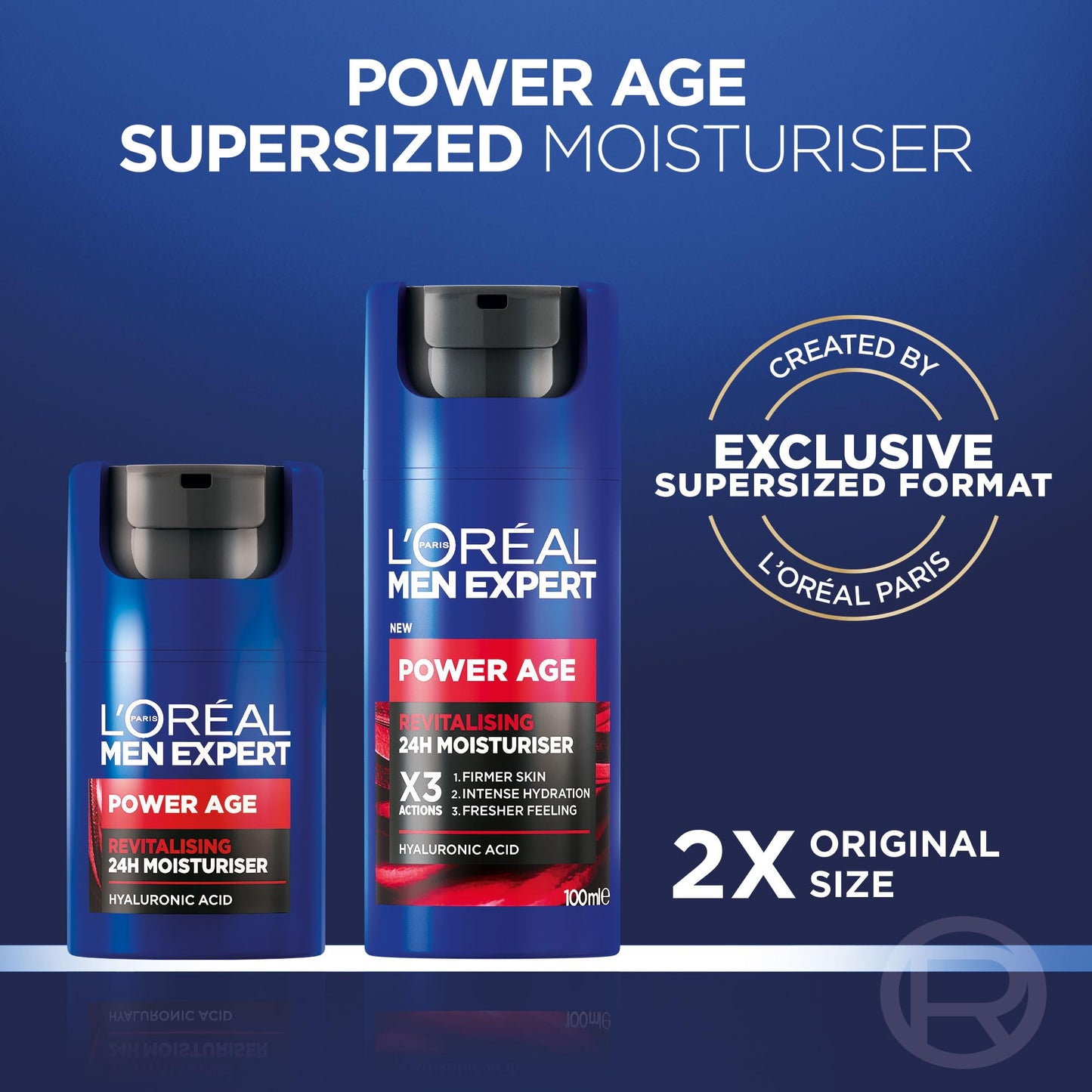L’Oréal Paris men expert L'Oréal Paris Men Expert Moisturiser, Power Age Hydrating Face Cream 100ml