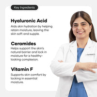 Cureskin Ceramide Moisturizer SPF 40 PA+++ Skin Barrier Repair Face Moisturizer for Men and Women | Hyaluronic Acid Moisturizer for Face | Anti Aging Cream for Women and Men