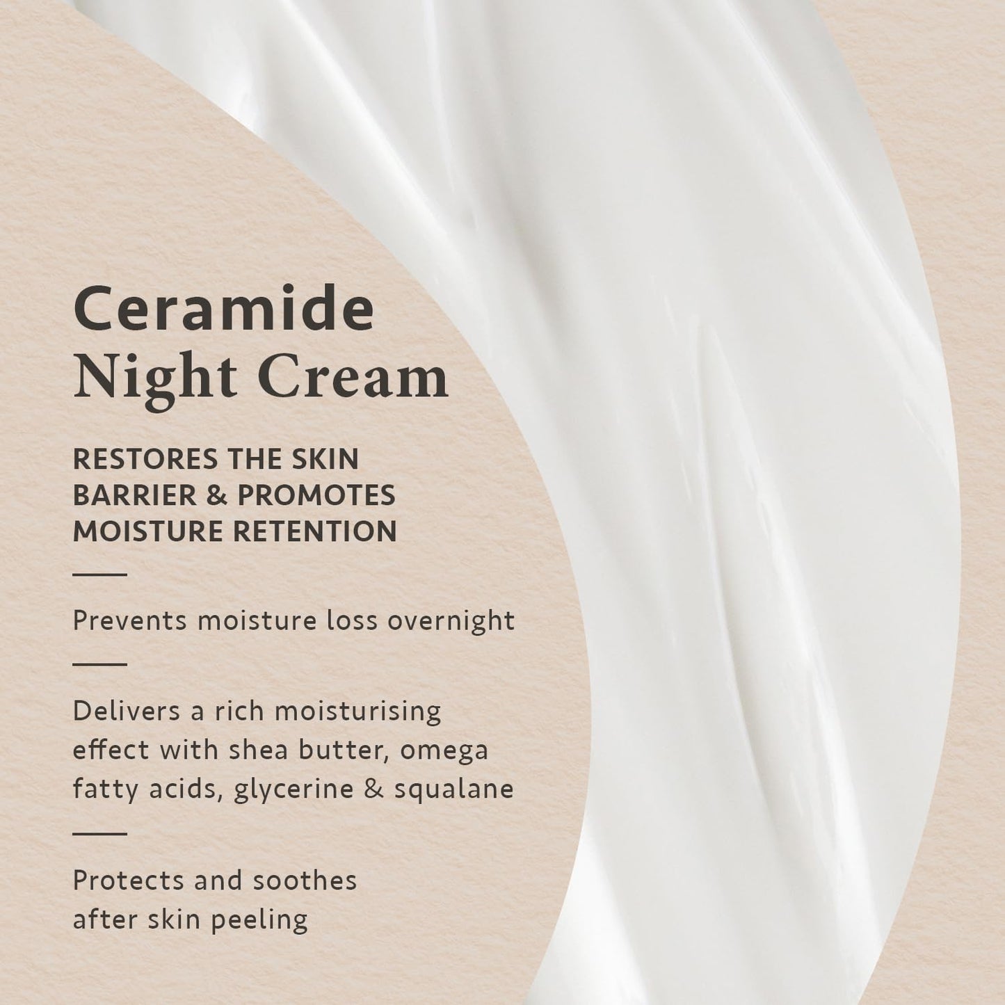 Satin Naturel Organic Aloe Vera & Ceramide Night Cream 50 ml