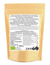 Raw Farm Organic Natural Fresh Raw Farm - Organic Bee Pollen Powder, Extra fine, Unheated, Pure and Fresh 500 g