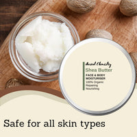 Ancient Chemistry 200ML Organic Shea Butter Moisturizer – 100% Pure and natural – Deep Moisturizing Body Butter for Dry Skin, Stretch Marks, Hair Care, and Anti-Aging