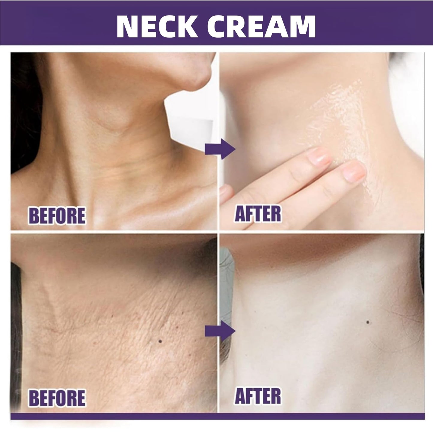 Haiyox Face And Neck Cream Stick,Neck Cream,Neck Firming Cream With 15% Hyaluronic Acid,Tighten And Lift Neck Cream,Day & Night Neck Facial Care Stick,Anti Wrinkle Face Cream For Mature Skin,Fade Neck Lines