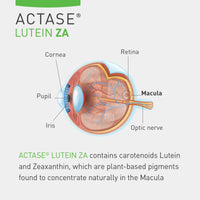 Actase Lutein ZA - Double Pack - Scientifically Formulated Lutein and Zeaxanthin Eye Care Supplement with Added Vitamins to Maintain Healthy Vision - 2x30 Softgels