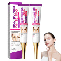 Pack of 2 Whitening Freckle Cream, Anti-Hyperpigmentation Skin Brightening Cream, Anti-Freckle Niacinamide Cream, Face Cream Against Dark Spots, Pigment Spots, Remover Face