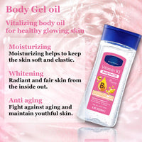 B3 Body Oil Gel- Body Oil For Women- Body Moisturising for Hydrating Skin Care- Vitamin E Oil For Dry Skin- Body Skin Care Oil For Repairing Dry，Anti Winkle& Firming- Moisturiser For Oily Skin