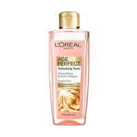 L'Oreal Paris Age Perfect Smoothing and Anti Fatigue Vitamin C Refreshing Toner, Black, Ultra-Invigorating Formula Exfoliates, Smooths, and Energizes the Skin, 200 ml (Pack of 1)
