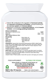 SH SHAKRA HEALTH Fluid Flush: 90 Capsules for Water Balance & Bloating Relief. Supports Natural Fluid Flow, Hormone Harmony & Weight Management Goals | Plant-Based Formula