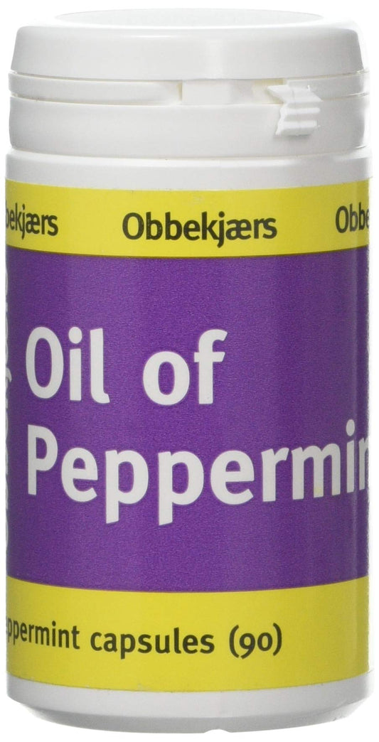 Obbekjaers 50mg Peppermint - Pack of 90 Capsules