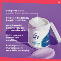 QV Intensive Ointment (450g) Soothing Moisturiser for Extremely Dry and Sensitive Skin, Rich Intensive Balm, Fragrance Free, Noncomedogenic, Sting Free Skin Care for Eczema, Psoriasis, Dermatitis