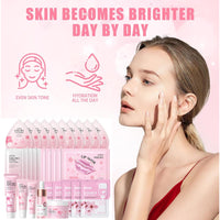 IZBEAUVO Sakura Skincare Set | 30PCS Facial Cleanser Set for Teenage Girls | Pamper Gift Sets with Cream, Serum, Toner, Eye Cream, Lip Mask, Mud Mask, Sleep Mask | Japanese Cherry Blossom Skincare Gift Box