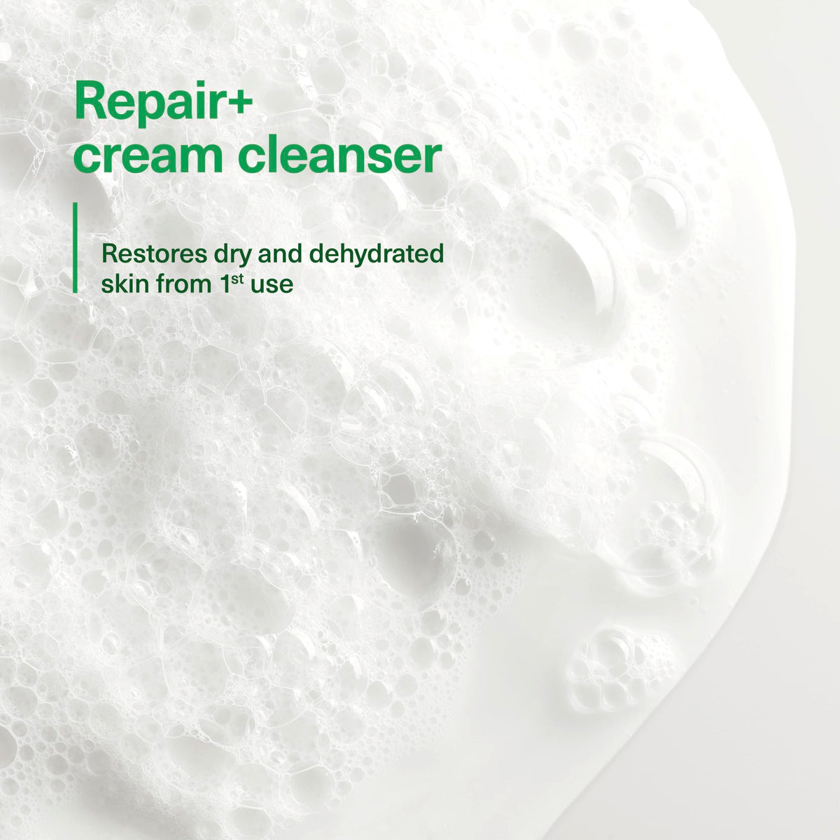Simple Repair+ Facial Cream Cleanser pro-ceramides + hyaluronic acid restores dry and dehydrated skin from the first use 240 ml