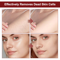 Samkeen Rice Ampoule Set, Black & White Rice Facial Exfoliator Water, Exfoliating Toner, Exfoliating Facial Scrub, Gentle Double Effect Scrub, Shrink Pores, Remove Blackheads