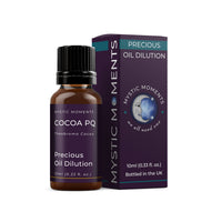 Mystic Moments | Cocoa PQ Absolute Oil Dilution 10ml | 3% in Jojoba | Theobroma Cacao | Rich Chocolate Aroma | Skincare & Aromatherapy | Massage Oil | Emollient Blend | Pre-Diluted & Ready to Use