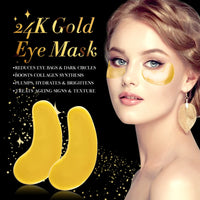 Generic Under Eye Patches,24K Gold Eye Masks, Eye Masks for Anti Wrinkles, Dark Circle Puffiness, Eye Gel Patch Women Men Under Eye Gel Patches (20 Pairs)
