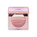 W7 Afterglow Blusher & Highlight Compact - Pink & Gold Glowing Pressed Powder Compact