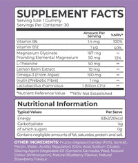 8 Hour Sleepwell Kids L Theanine Gummies – 50mg with Magnesium Glycinate & Prebiotics to Improve Kids Concentration & Focus | Sugar-Free, Vegan & Chewable | Ages 3+ | Berry Flavour | 1 Month Supply