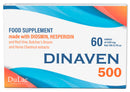 DULÀC FARMACEUTICI 1982 Dulac – Dinaven 500, Food Supplement for Leg Support Circulation, 60 Tablets, for Heavy and Tired Legs, Helps Improve Blood Flow, with Diosmin and Hesperidin, Made in Italy