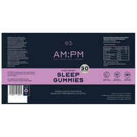 AM:PM Nutrition AM:PM Sleep Gummies, Sleep Aid with Lemon Balm, Chamomile, Zinc & Vitamin B6, 60 Gummies