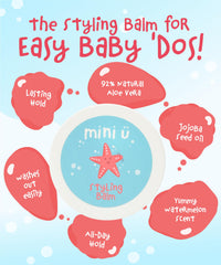 Mini-U Mini U Styling Balm For Kids Watermelon Scented 100 ml