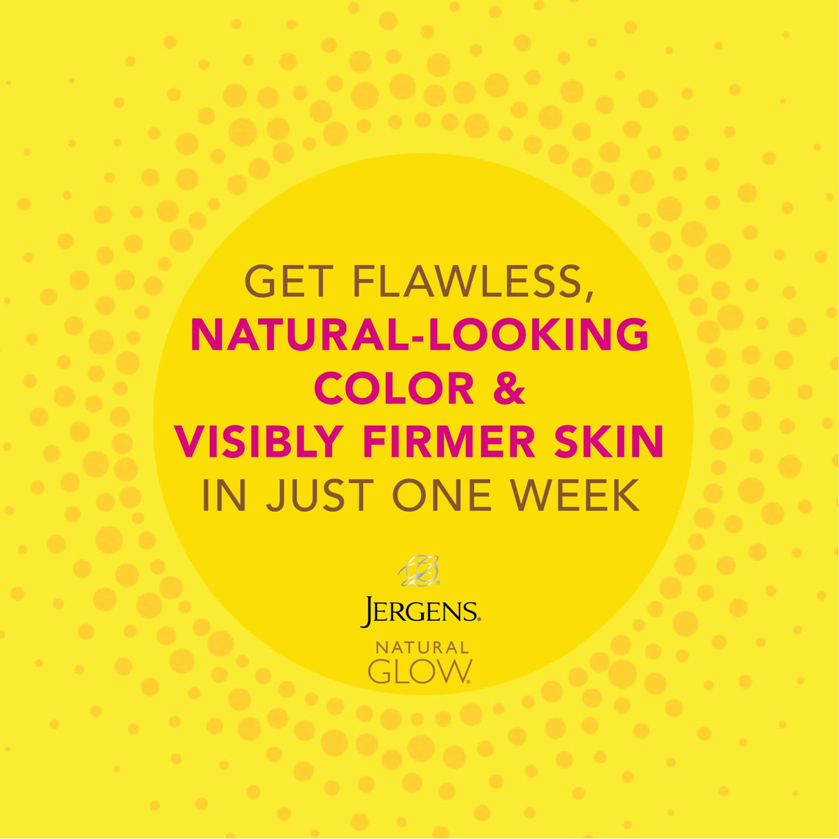 Jergens Natural Glow +FIRMING Daily Moisturizer for Body, Medium to Tan Skin Tones, 7.5 Ounces