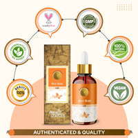 Crysalis Rice Bran (Oryza Sativa L.) Oil | Pure & Natural Undiluted Cold Pressed Carrier Oil - 30ml/1.01fl oz