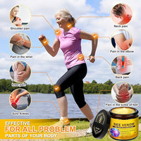 SinceReal Bee-Venom-Cream for Arthritis, Bee-Venom for Muscle and Joint Recovery, for Back, Neck, Hands, Knee