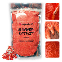 stsfybaths Stsfybaths Shimmer Bath Bomb (Red, Large)