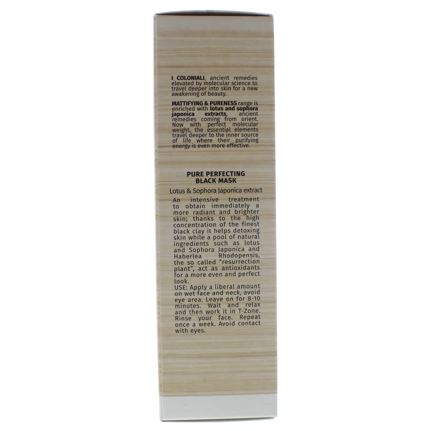 I Coloniali Pure Perfecting Black Mask 75ml Unisex Hair Conditioning Mask