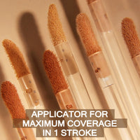 Anglicolor PHOERA Full Coverage Liquid Concealer 1 Count, Moisturizer HD High Definition Foundation, 24HR for Dark Circles (103#BEIGE)