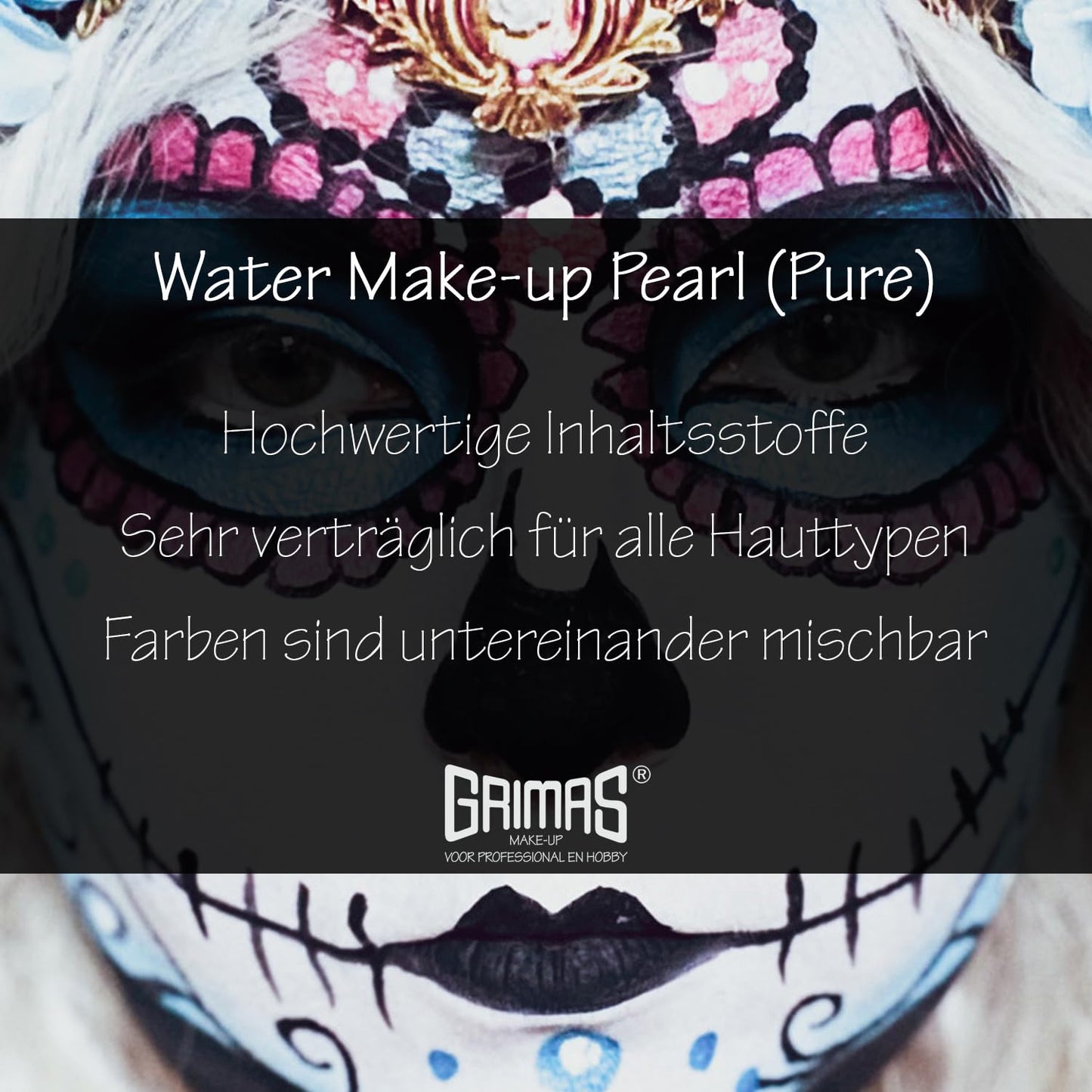 GRIMAS Grimas Water Make-Up Pearl, 15 Ml, Colour 745