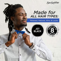Sta-Sof-Fro Sta Sof Fro Permanent Black Hair Dye for Men - Cream Formula, Jet Black Hair Color