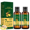 2pcs Ginger Anti Hair Loss Oil - 7 Day | Essential Oil for Hair Growth, Nourishes Hair Roots | Stronger, Thicker, Longer Hair | 2 x 35ml