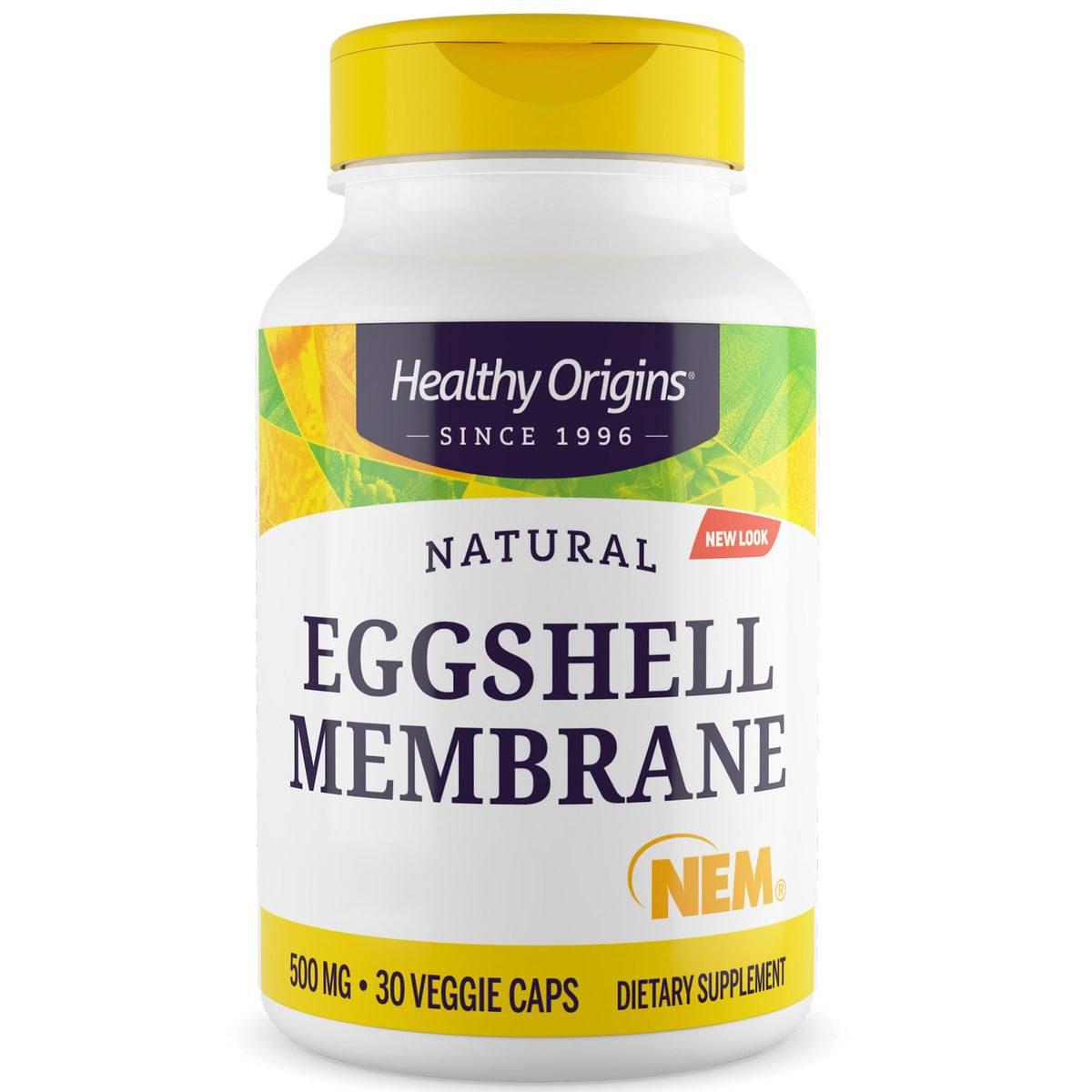 Healthy Origins Natural Eggshell Membrane, 500mg, 30 Capsules, Gluten Free, Soy Free, Non-GMO
