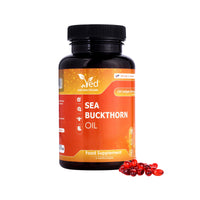 Ved VED Sea Buckthorn Oil Soft Capsules | Boost Immune System | Omega-7 500 mg | 120 Softgels.
