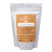 Marble Hill Colloidal Oats Bath soak 500g. Relief for Chicken Pox, Dry Itchy Skin, Eczema, Psoriasis, Sunburn Dermatitis. Soothing Moisturising. Natural Whole Oats for Maximum Skincare Benefits