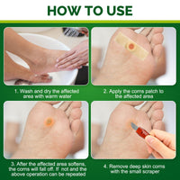 Setgoold Corn Removal Pads, 54PCS Wart Remover Pads Corn Remover for Feet Corn Plasters Verruca Treatment Pad for Hands, Feet Relief Corn Pain