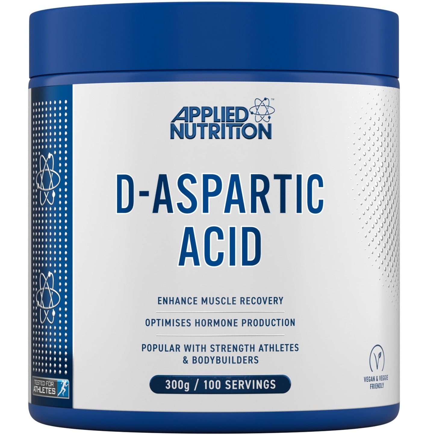 Applied Nutrition D-Aspartic Acid - Natural Booster for Enhanced Performance (300g - 100 Servings)