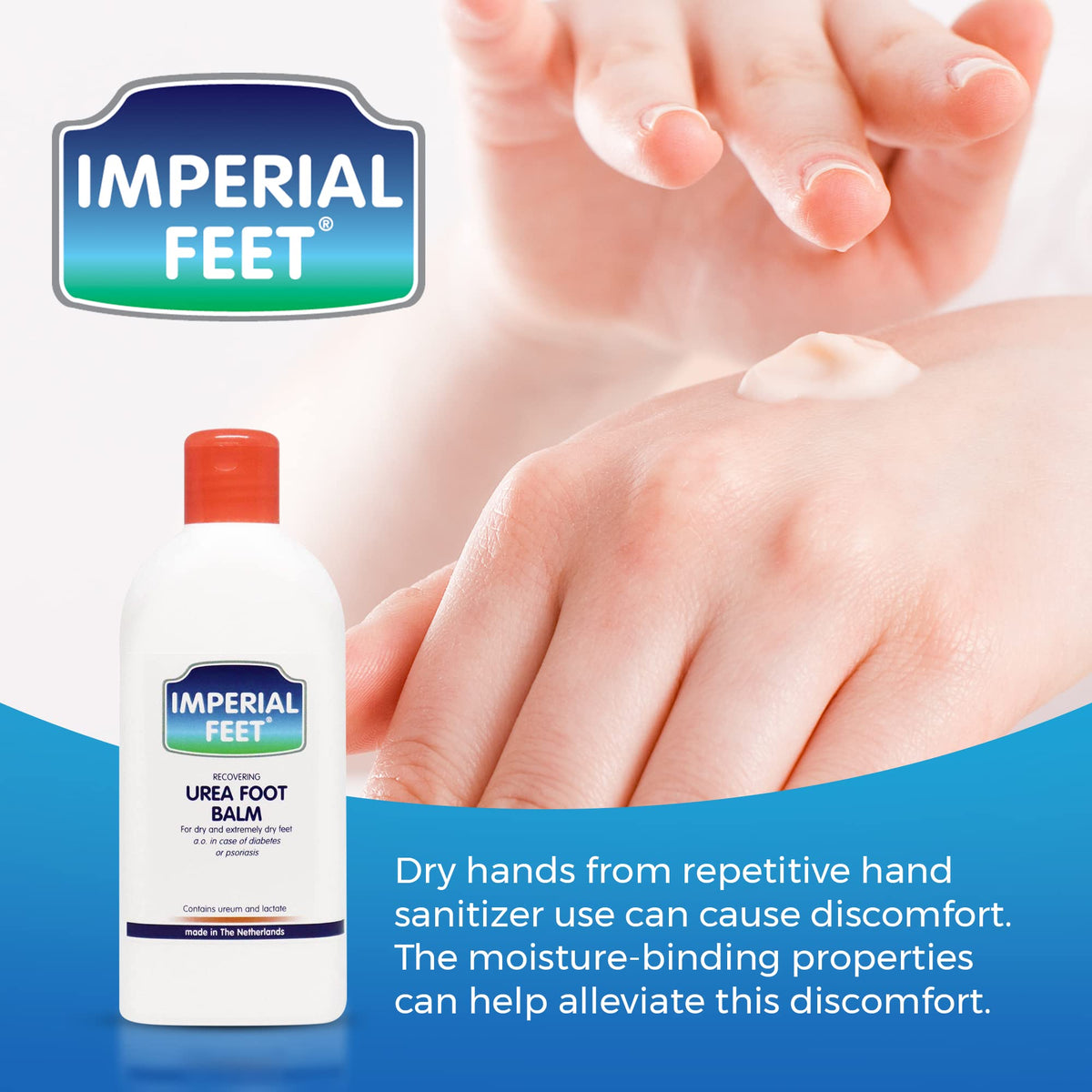 Imperial Feet Urea Foot Balm - Natural Urea Cream for Rough & Dry Skin, Calluses - Cracked Heel Treatment with Cleansing, Moisture-Binding Exfoliating Formula - Wild Herb Antioxidant Extract - 150ml