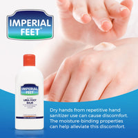 Imperial Feet Urea Foot Balm - Natural Urea Cream for Rough & Dry Skin, Calluses - Cracked Heel Treatment with Cleansing, Moisture-Binding Exfoliating Formula - Wild Herb Antioxidant Extract - 150ml