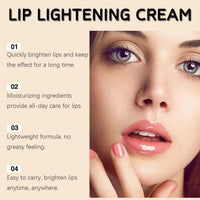 SHEBEEDO Lip Lightening Balm for Dark Lips,Brightening Balm for Smokers & Non-Smokers,Fade-Lip-Discoloration,Advanced Lightening Formula Visible Results Deep Moisturizing Highlighter(2Pcs)