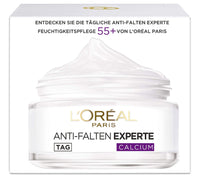 L'Oreal Paris L'Oréal Paris Moisturiser for the Face, Moisturising Anti-Ageing Day Cream with Calcium to Reduce Wrinkles, Anti-Wrinkle Expert 55+, 1 x 50 ml
