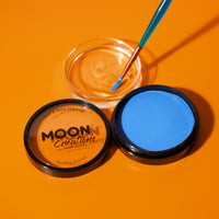 Moon Creations Pro Face & Body Makeup | Light Green | 36g | Professional Colour Paint Cake Pots for Face Painting | Face Paint For Kids, Adults, Fancy Dress, Festivals, Halloween