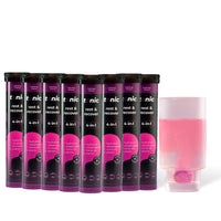 Tonic Health Rest and Recovery Magnesium Effervescent Tablets - 300mg Elemental Magnesium, Ashwagandha, Lemon Balm - No Sugar, Vegan Multivitamin - Relax and Recharge, Calming Cherry 160 Count