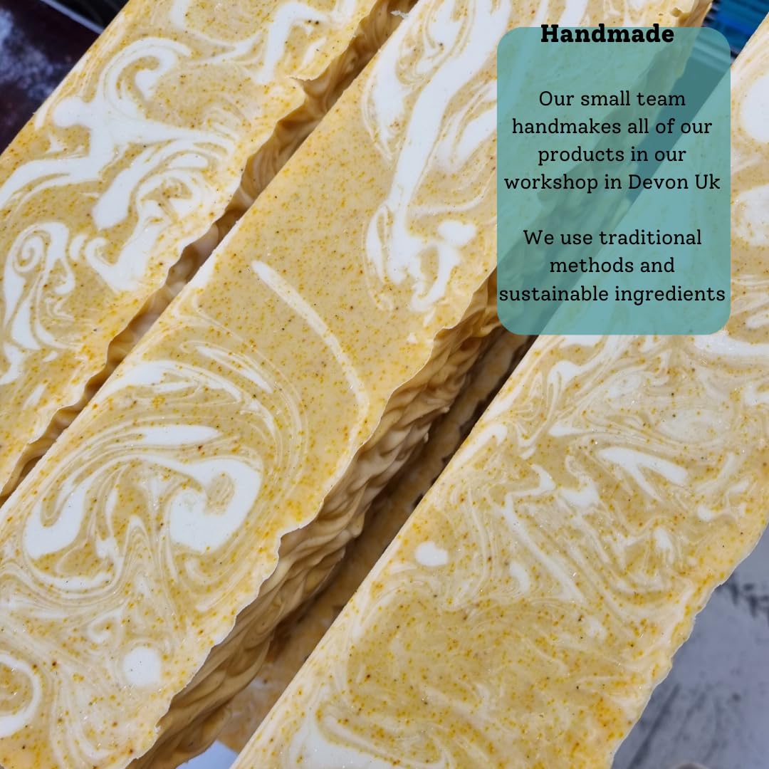Soap on a Rope - Meadow - Plastic Free - Vegan - Palm Free Handmade in Devon uk - The Natural Spa Natural soap bar for Men and Women