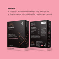 ELIXIR NUTROLOGY Red Clover Extract Capsules for Menopause Support | Isoflavone Rich Formula | Designed for Women During Menopausal Transition | Daily Support for Midlife Wellbeing | 30 Vegan Capsules | UK Made