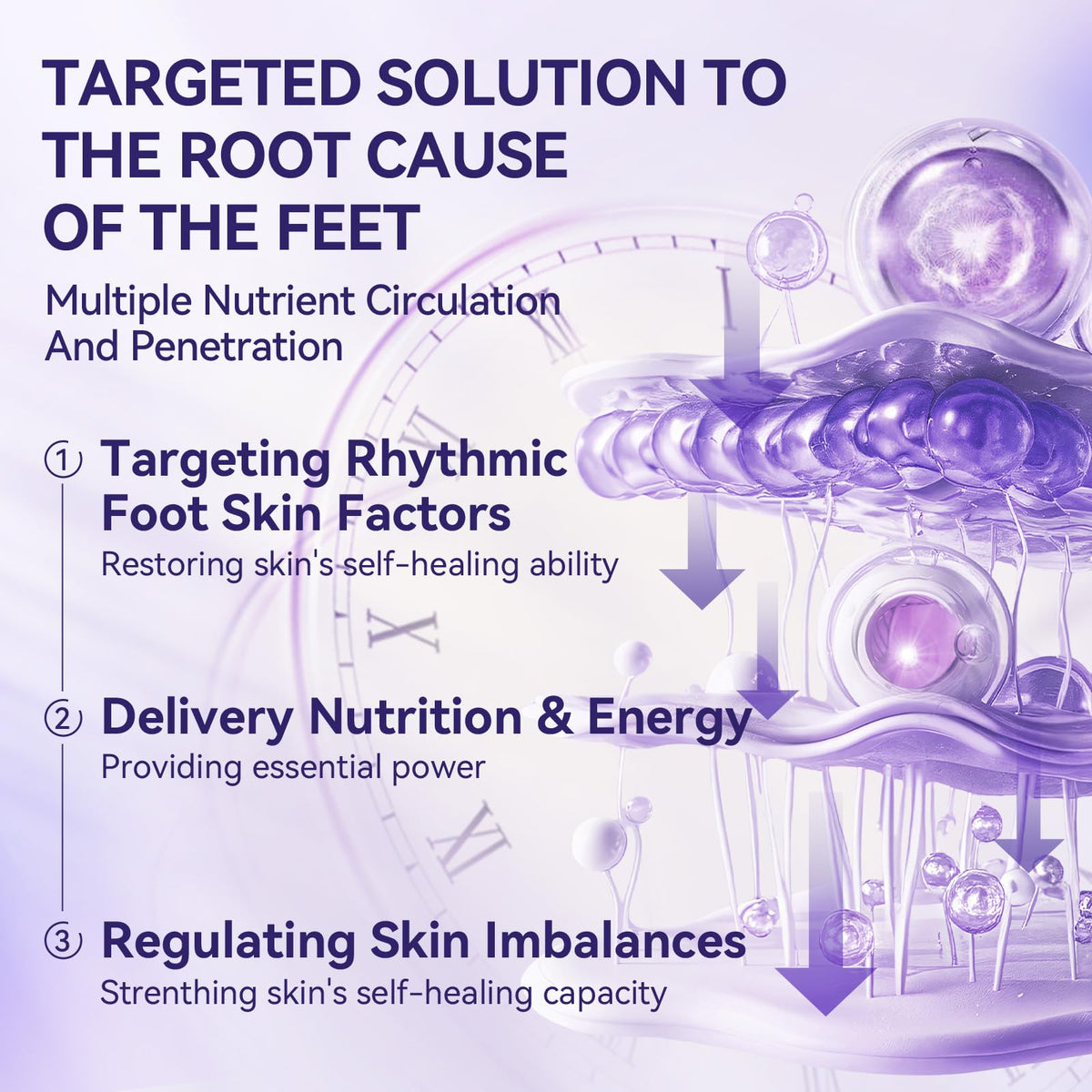 LANBENA Foot Peel Mask - 1 Pair Moisturizing and Exfoliating Foot Peeling Mask for Dry, Cracked Feet | Callus Remover | Skin - Friendly and Effective for Baby Soft Feet, Men and Women (Lavender)