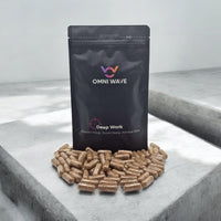 Deep Work by Omni Wave – AI-Engineered Mental Performance Supplement, 14 Natural Ingredients for Clear Focus, Enhanced Productivity, Brain Fog Relief, and Stress & Fatigue Support, Jitter-Free Energy.