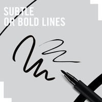 Rimmel London Scandaleyes Thick & Thin Eyeliner, Black, 1.1 ml