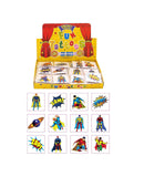 2x 24 Kids Super Hero Tattoos